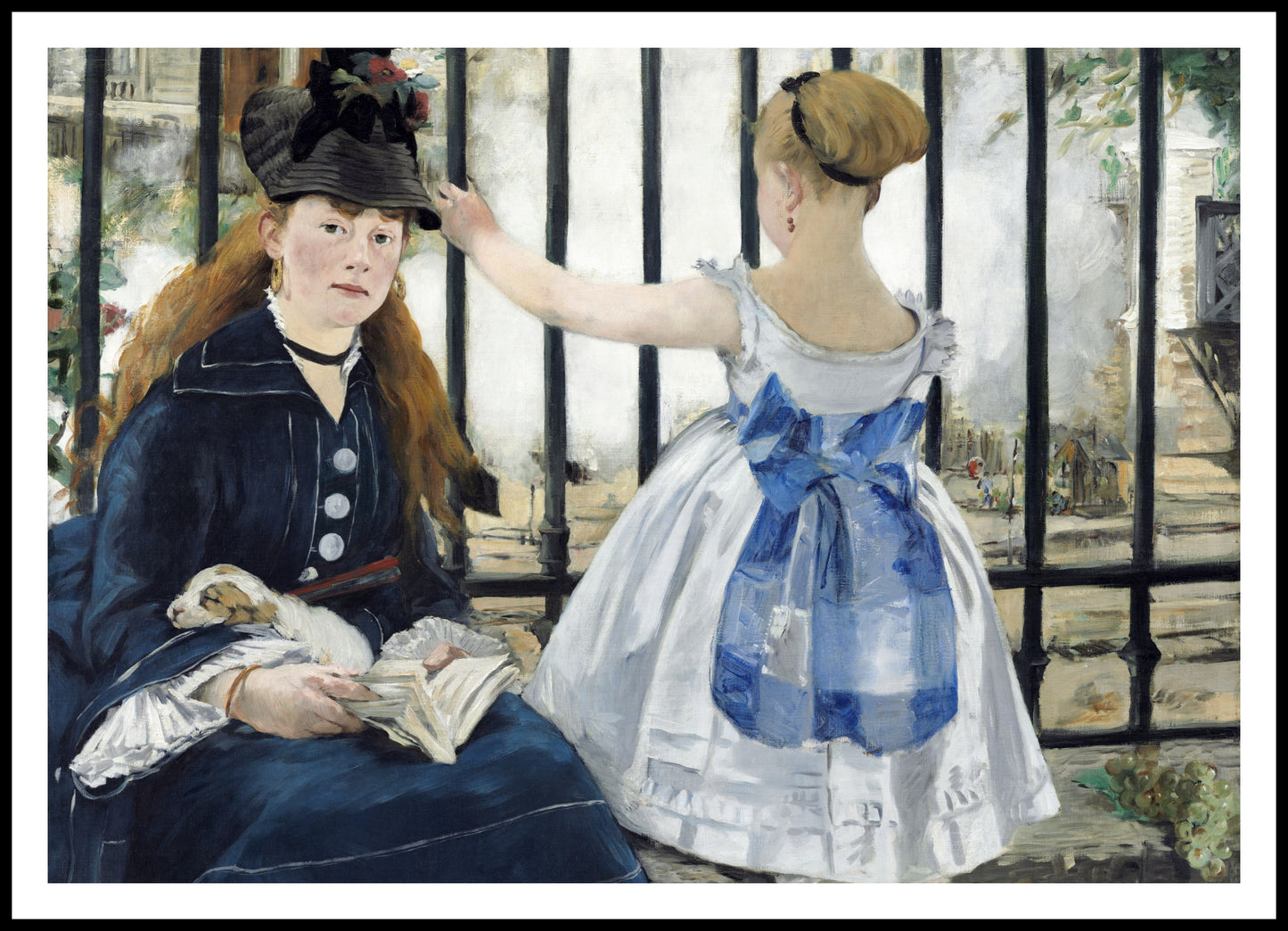 Plakat  The Railway, Edouard Manet Vintage do Salonu