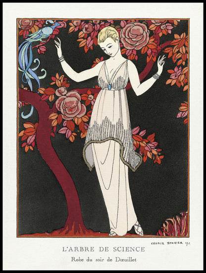 Plakat  L'Arbre De Science, Barbier Vintage do Salonu