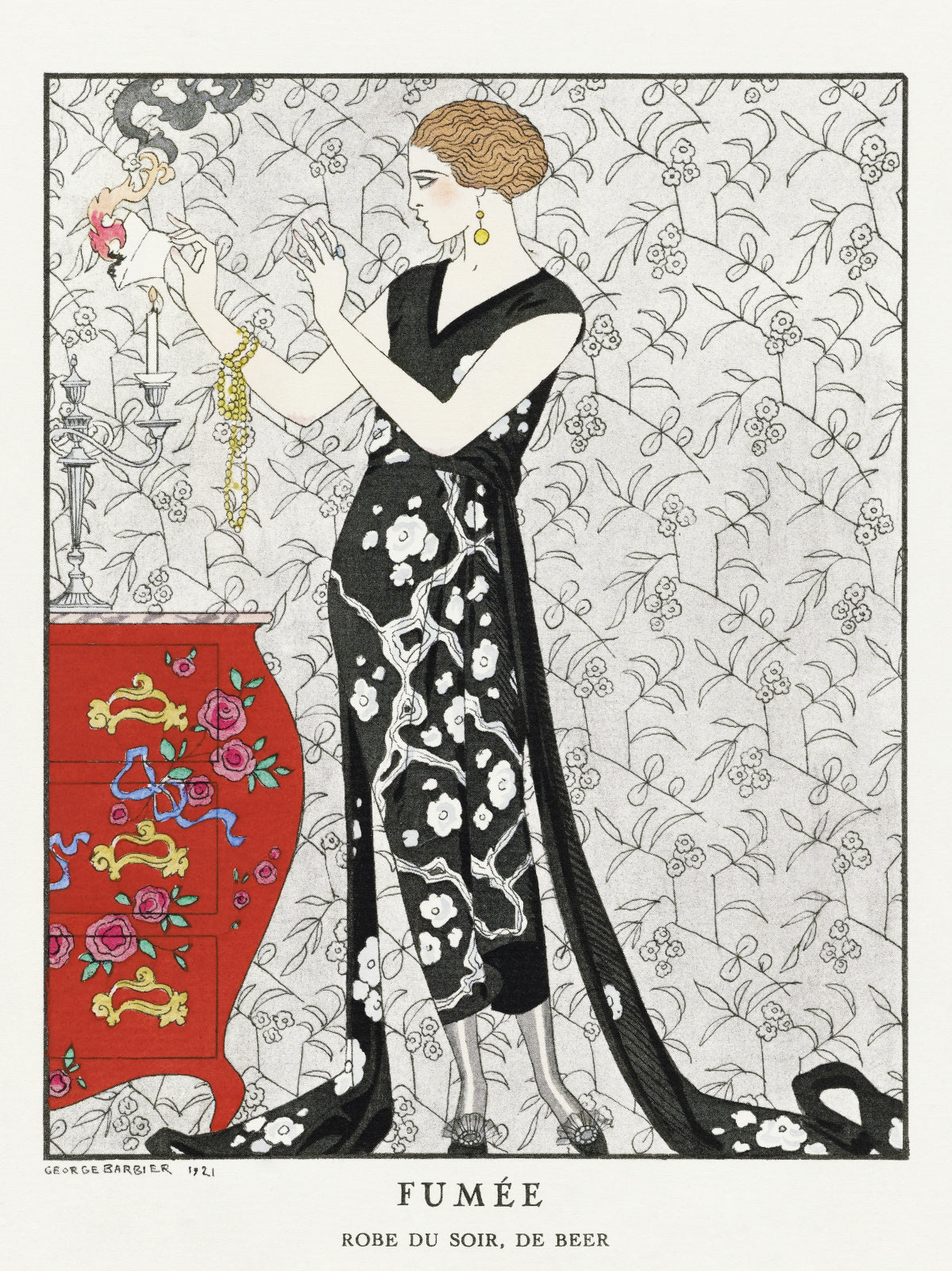 Plakat  Fumée, Barbier Vintage do Salonu