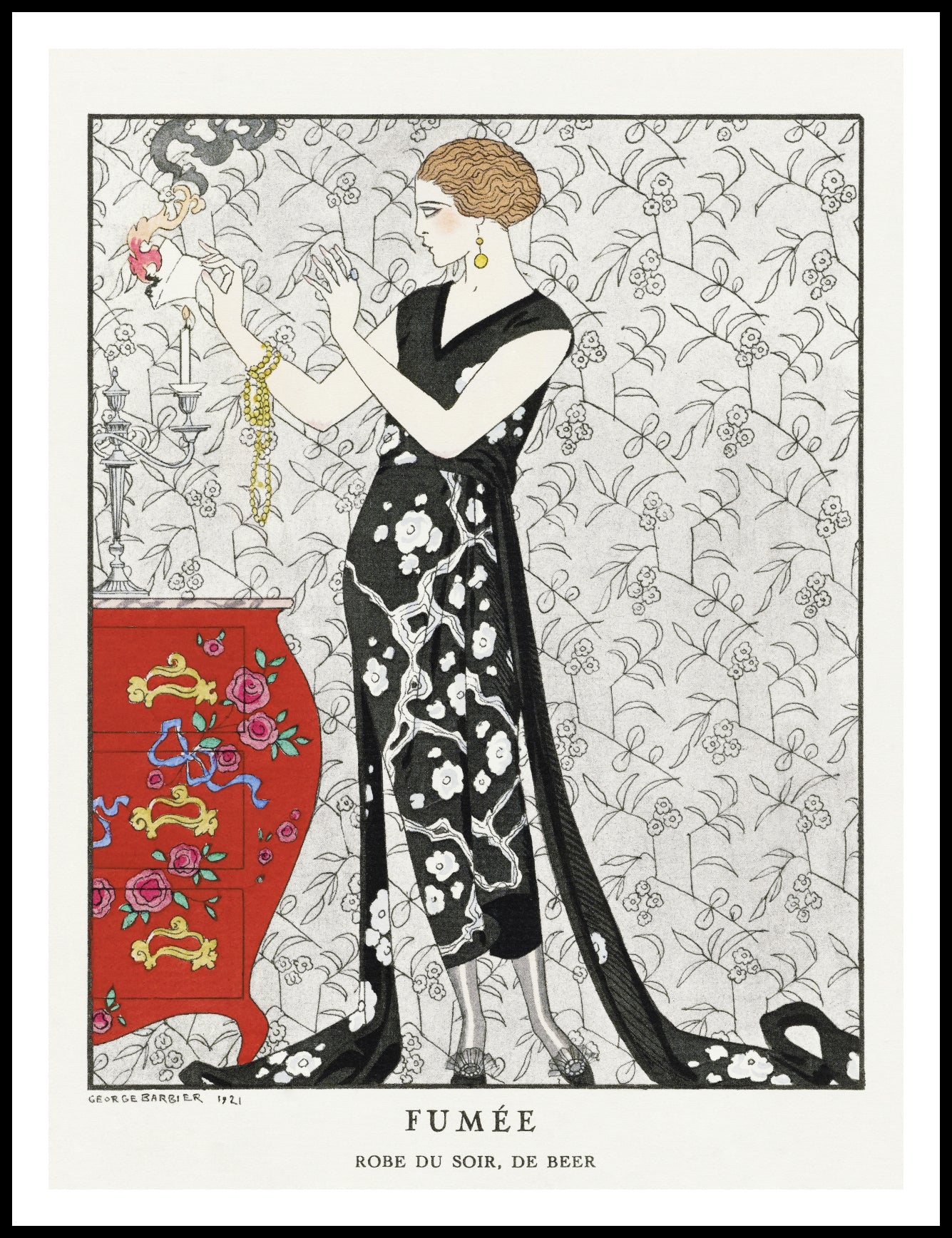 Plakat  Fumée, Barbier Vintage do Salonu
