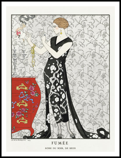 Plakat  Fumée, Barbier Vintage do Salonu