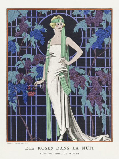 Plakat  Des Robes, Barbier Vintage do Salonu