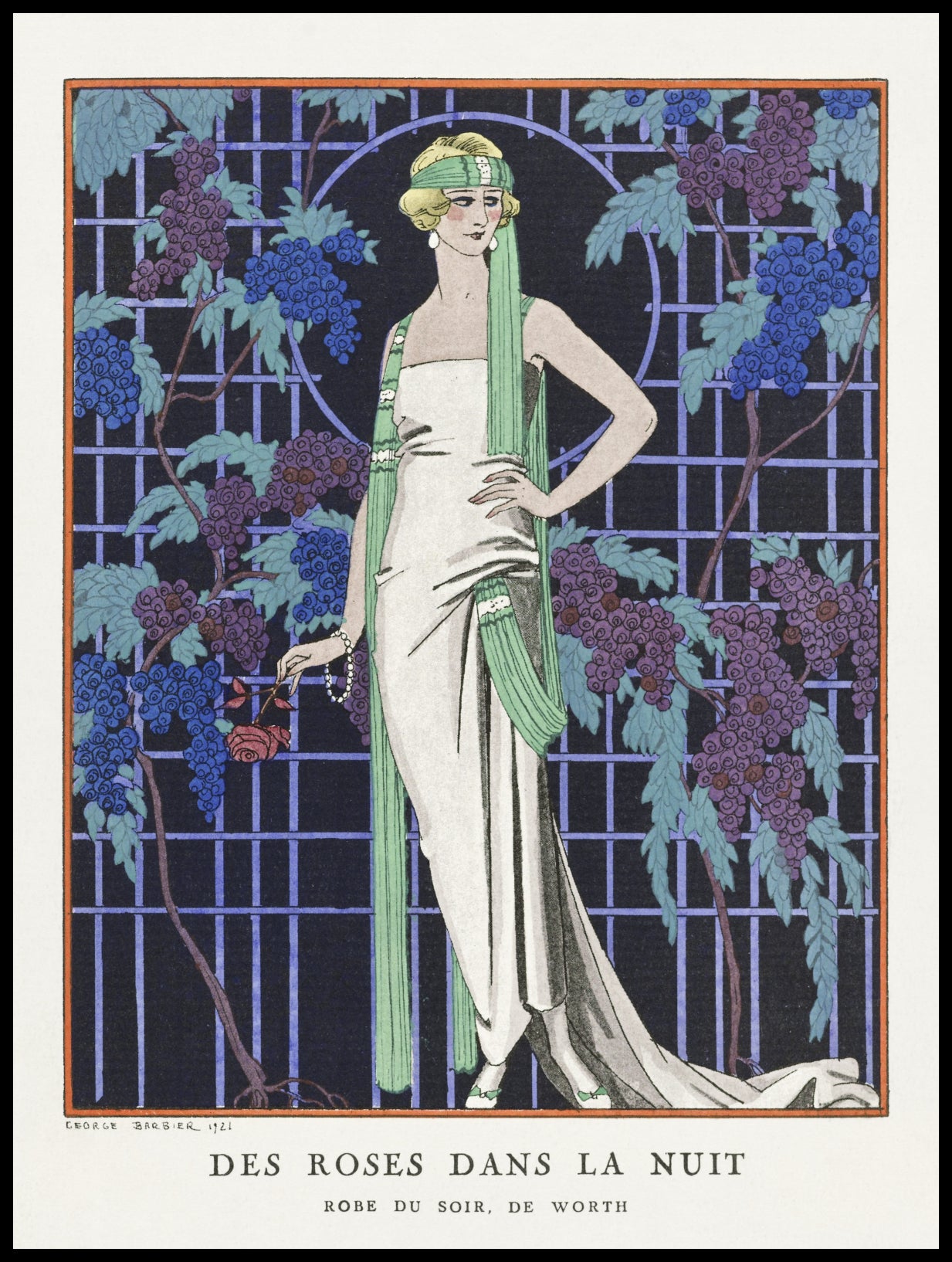 Plakat  Des Robes, Barbier Vintage do Salonu