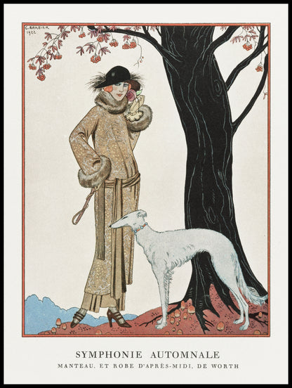 Plakat  Autumn Symphony, Barbier Vintage do Salonu