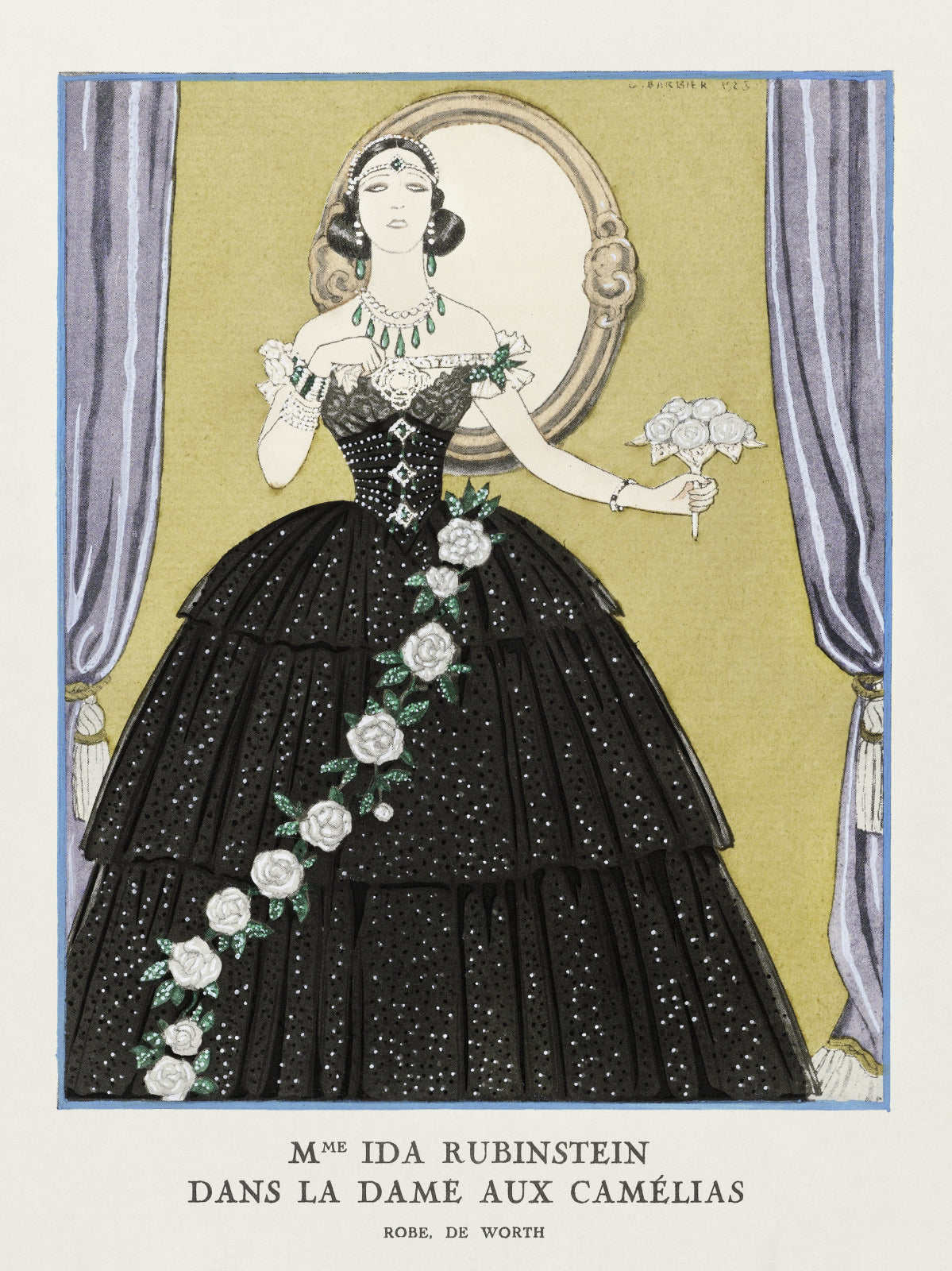 Plakat   Ida Rubinstein, Barbier Vintage do Salonu