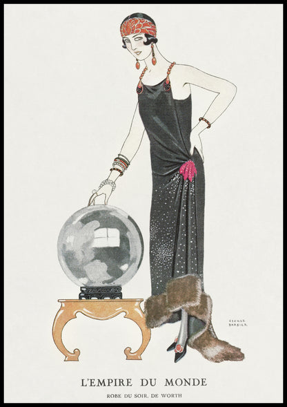 Plakat  L'Empire Du Monde, Barbier Vintage do Salonu