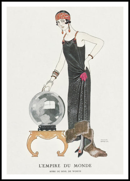 Plakat  L'Empire Du Monde, Barbier Vintage do Salonu