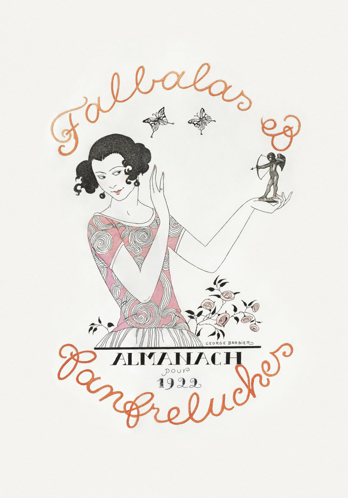 Plakat  Almanach des Modes, Barbier Vintage do Salonu