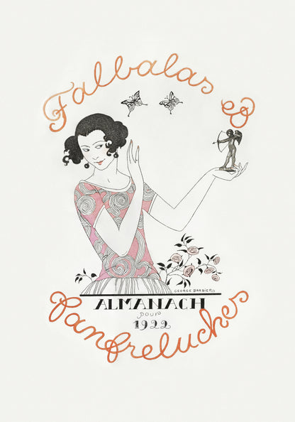 Plakat  Almanach des Modes, Barbier Vintage do Salonu