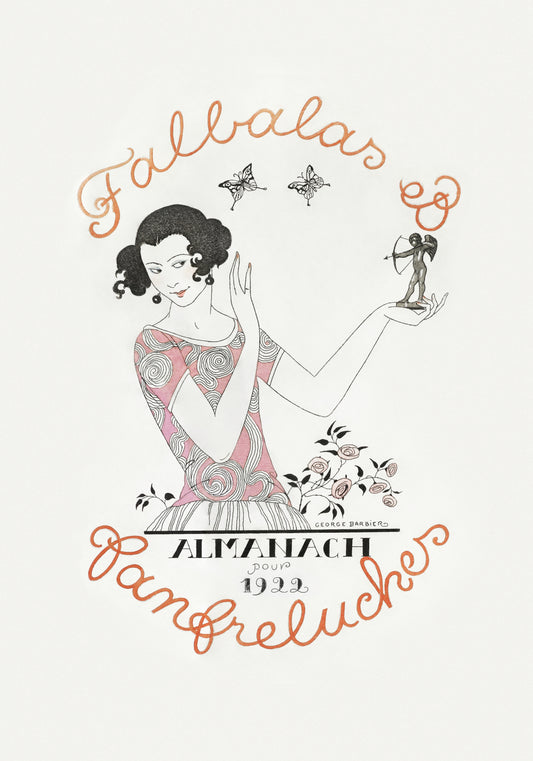 Plakat  Almanach des Modes, Barbier Vintage do Salonu