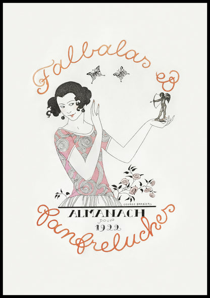 Plakat  Almanach des Modes, Barbier Vintage do Salonu