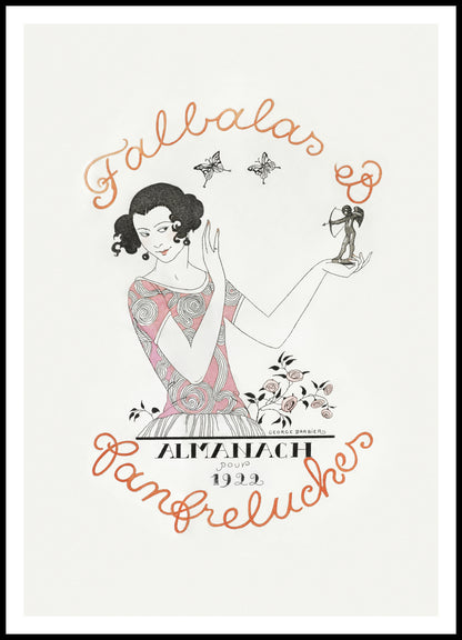 Plakat  Almanach des Modes, Barbier Vintage do Salonu