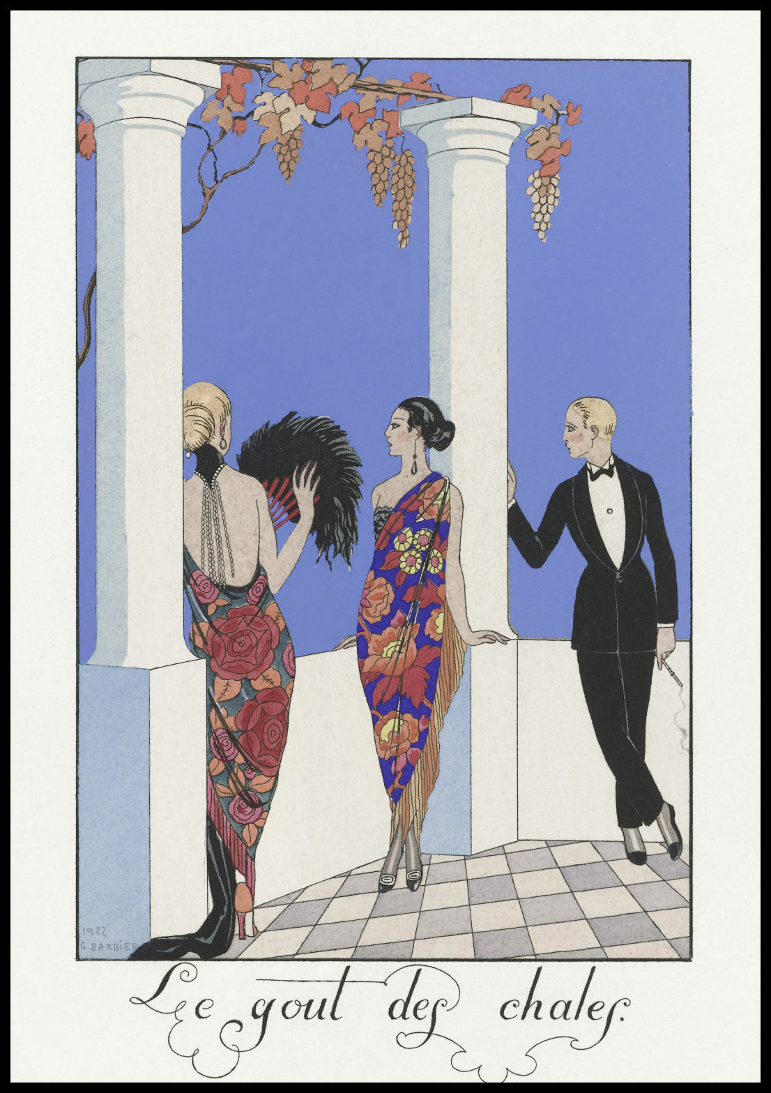 Plakat  Le Gout Des Chales, Barbier Vintage do Salonu