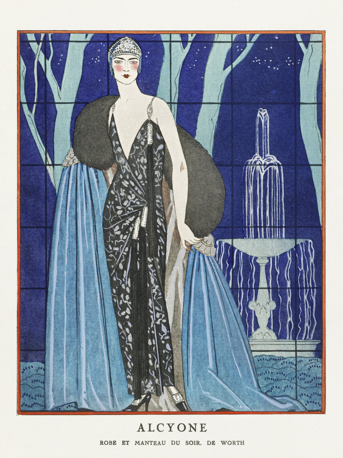 Plakat  Alcyone, Barbier Vintage do Salonu