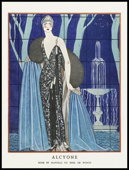 Plakat  Alcyone, Barbier Vintage do Salonu