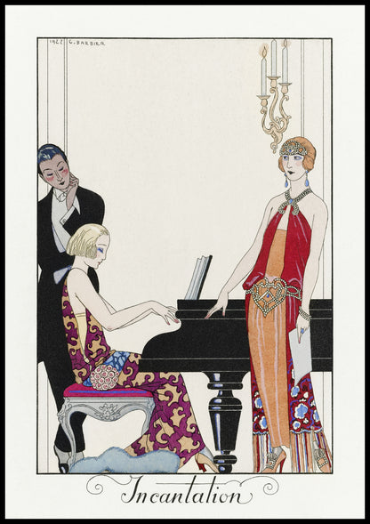Plakat  Incantation, Barbier Vintage do Salonu