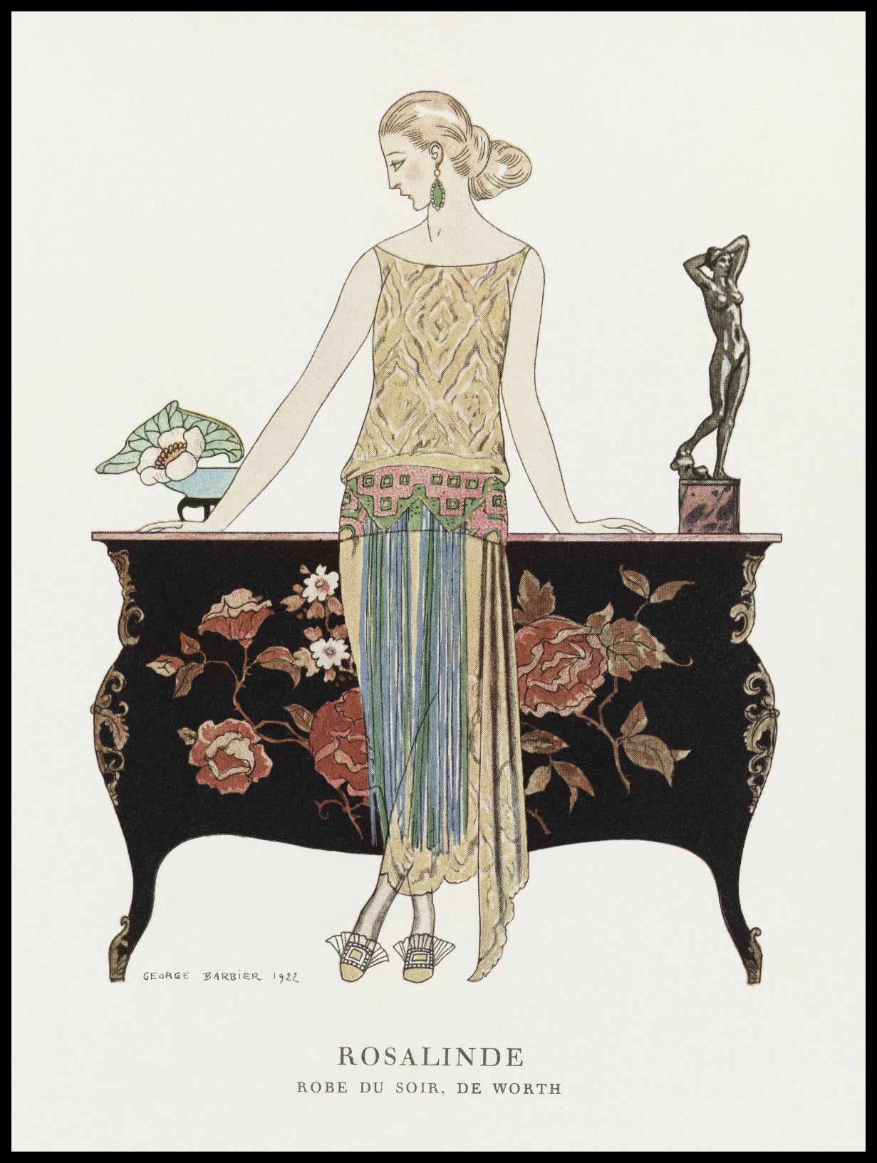 Plakat  Rosalinde, Barbier Vintage do Salonu