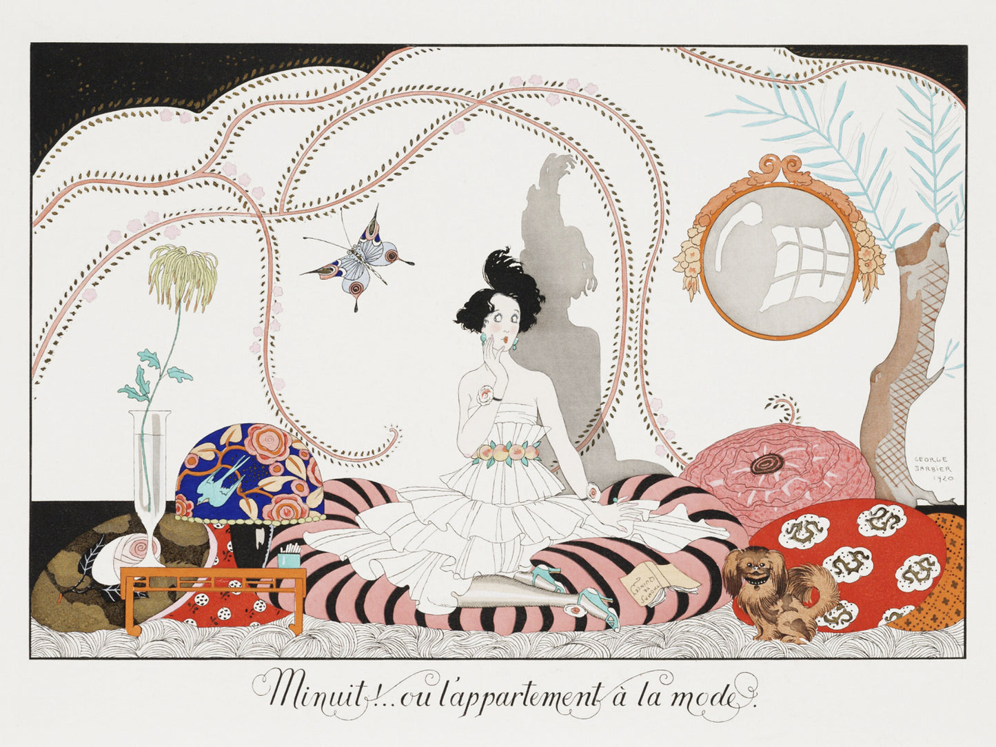 Plakat  Minhuit, Barbier Vintage do Salonu