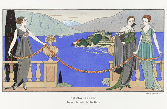 Plakat  Isola Bella, Barbier Vintage do Salonu
