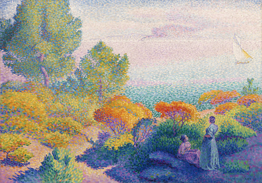 Plakat  Two Women, Henri-Edmond Cross Vintage do Salonu