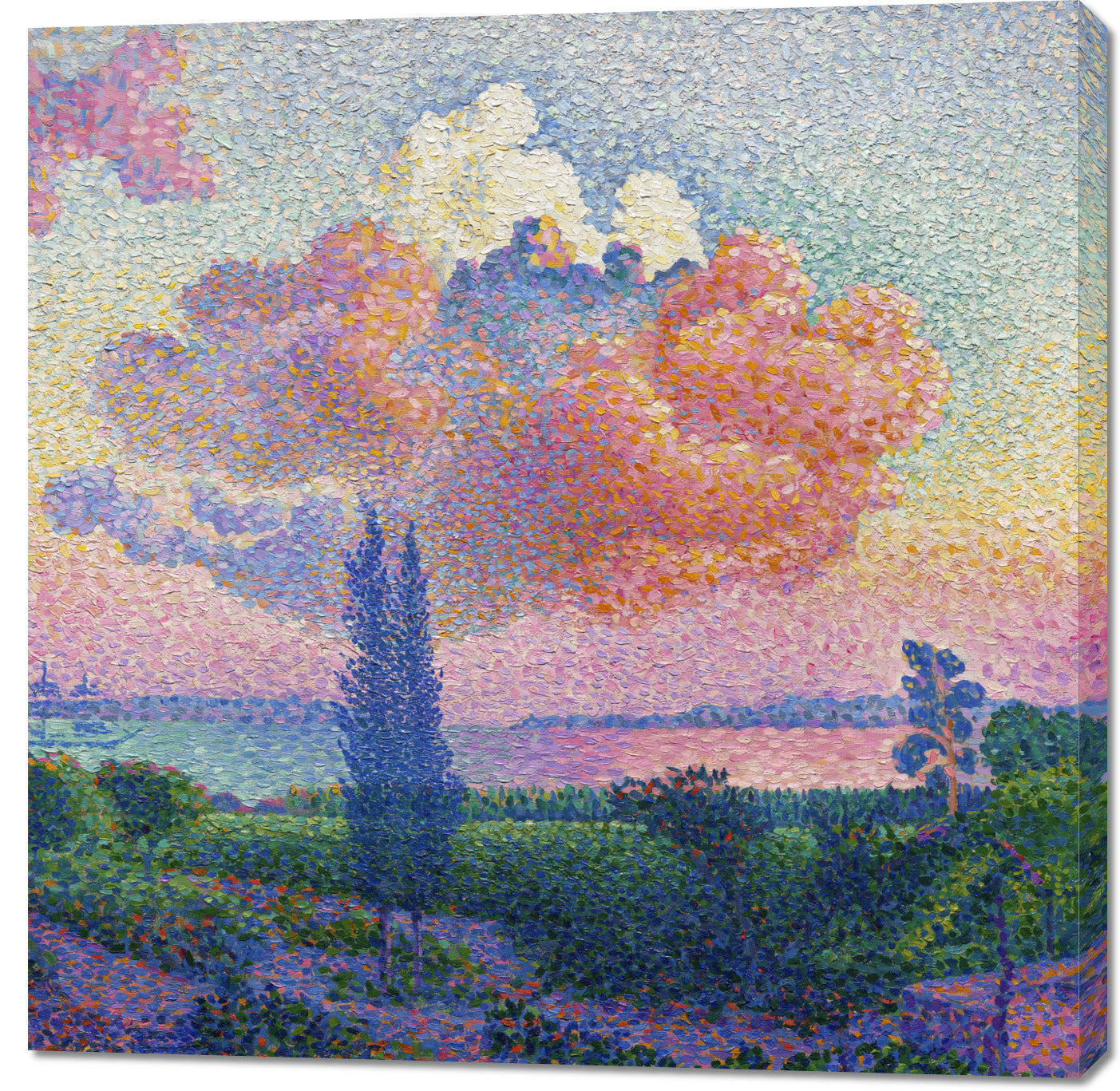 Obraz  The Pink Cloud, Henri-Edmond Cross Vintage do Salonu