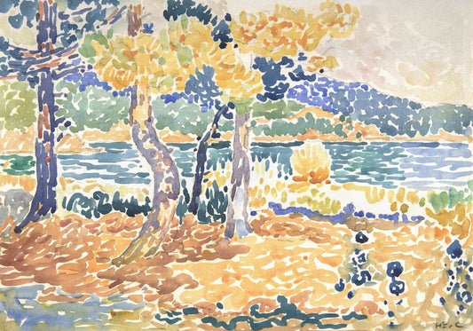 Plakat  Pines, Henri-Edmond Cross Vintage do Salonu