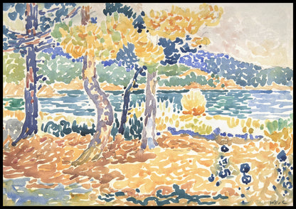 Plakat  Pines, Henri-Edmond Cross Vintage do Salonu