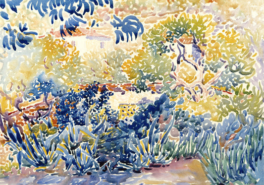 Plakat  The Artist's Garden, Henri-Edmond Cross do Salonu
