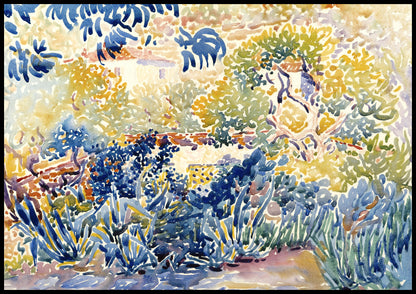 Plakat  The Artist's Garden, Henri-Edmond Cross do Salonu