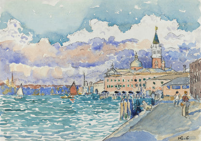 Plakat  Venice,  Henri-Edmond Cross Vintage do Salonu