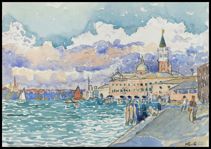 Plakat  Venice,  Henri-Edmond Cross Vintage do Salonu