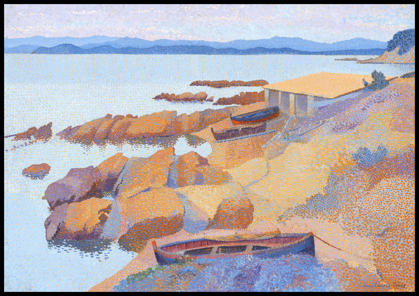 Plakat  Calanque des Antibois,  Henri-Edmond Cross