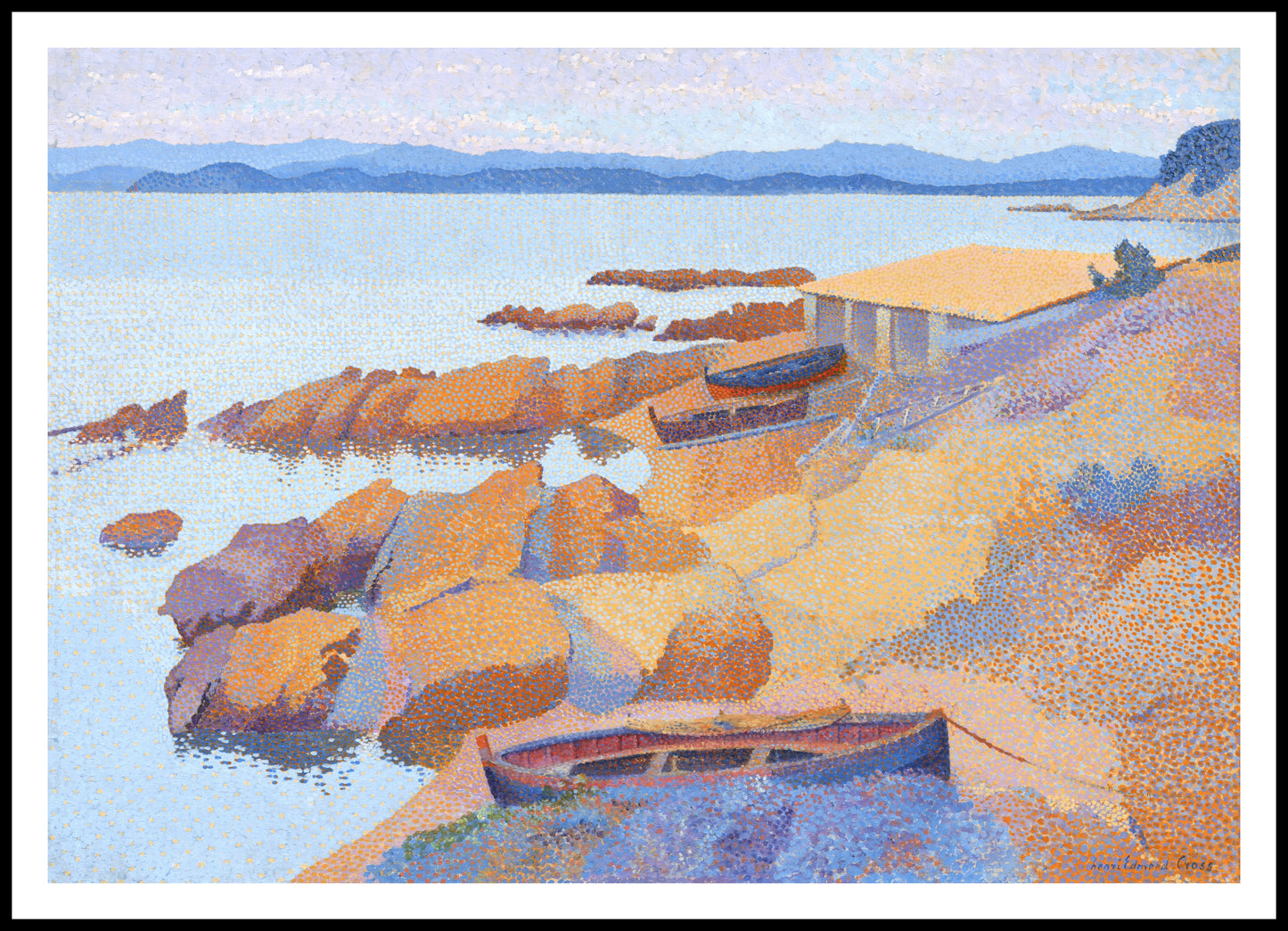 Plakat  Calanque des Antibois,  Henri-Edmond Cross