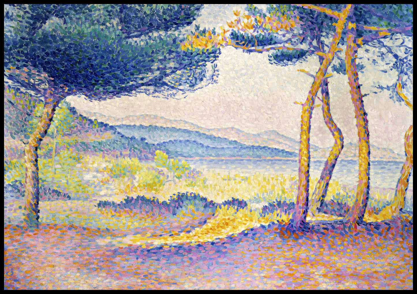 Plakat  Pines Along the Shore, Henri-Edmond Cross do Salonu