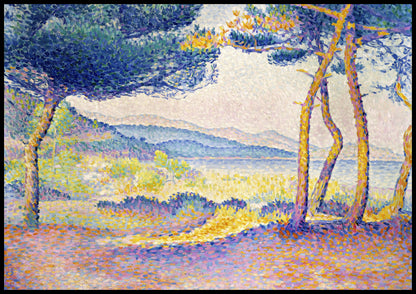 Plakat  Pines Along the Shore, Henri-Edmond Cross do Salonu