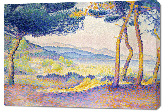 Obraz  Pines Along the Shore, Henri-Edmond Cross do Salonu