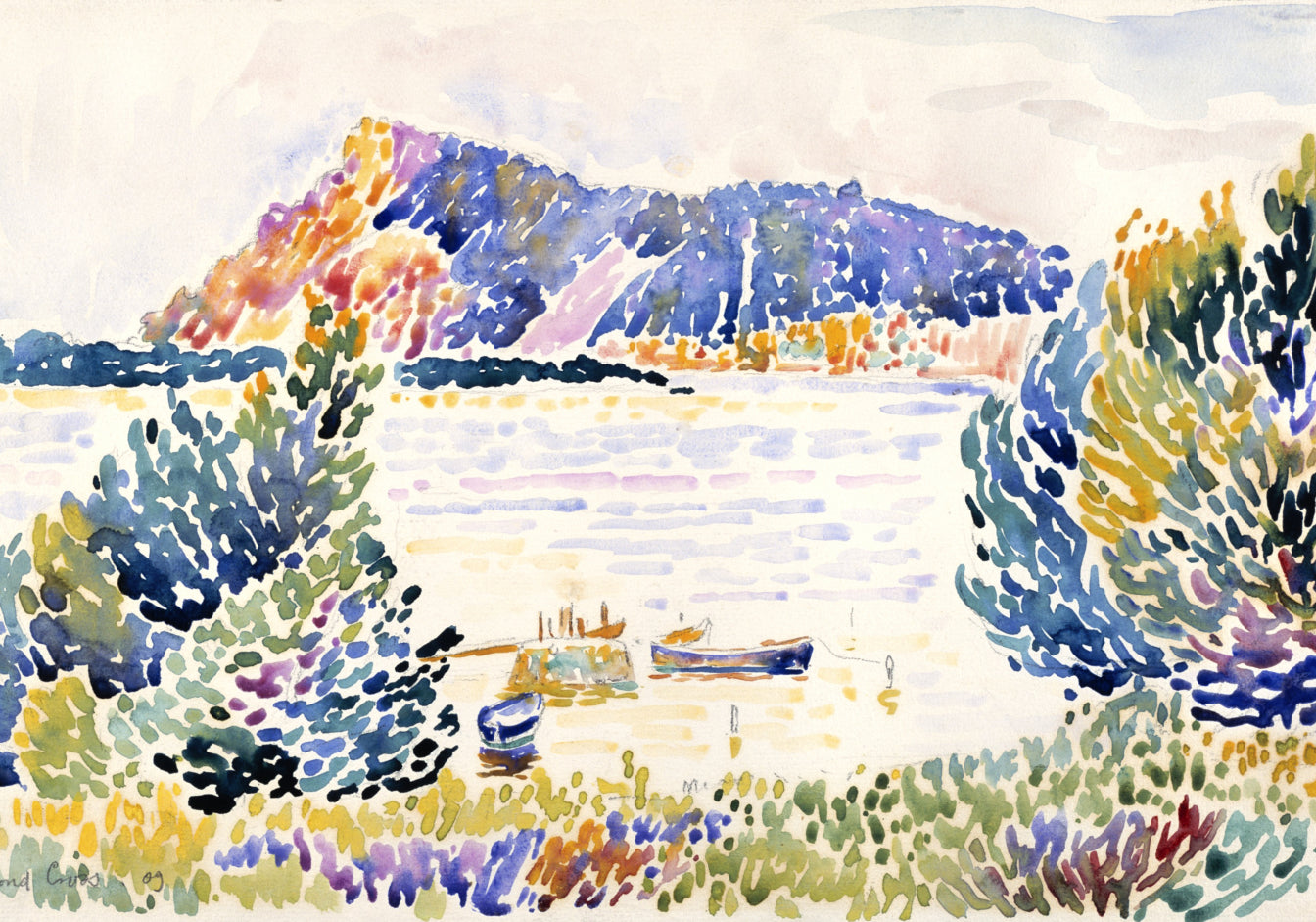 Plakat  Cap Nègre, Henri-Edmond Cross Vintage do Salonu