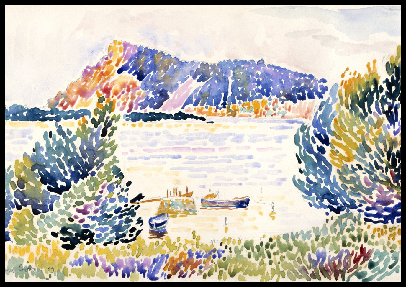Plakat  Cap Nègre, Henri-Edmond Cross Vintage do Salonu