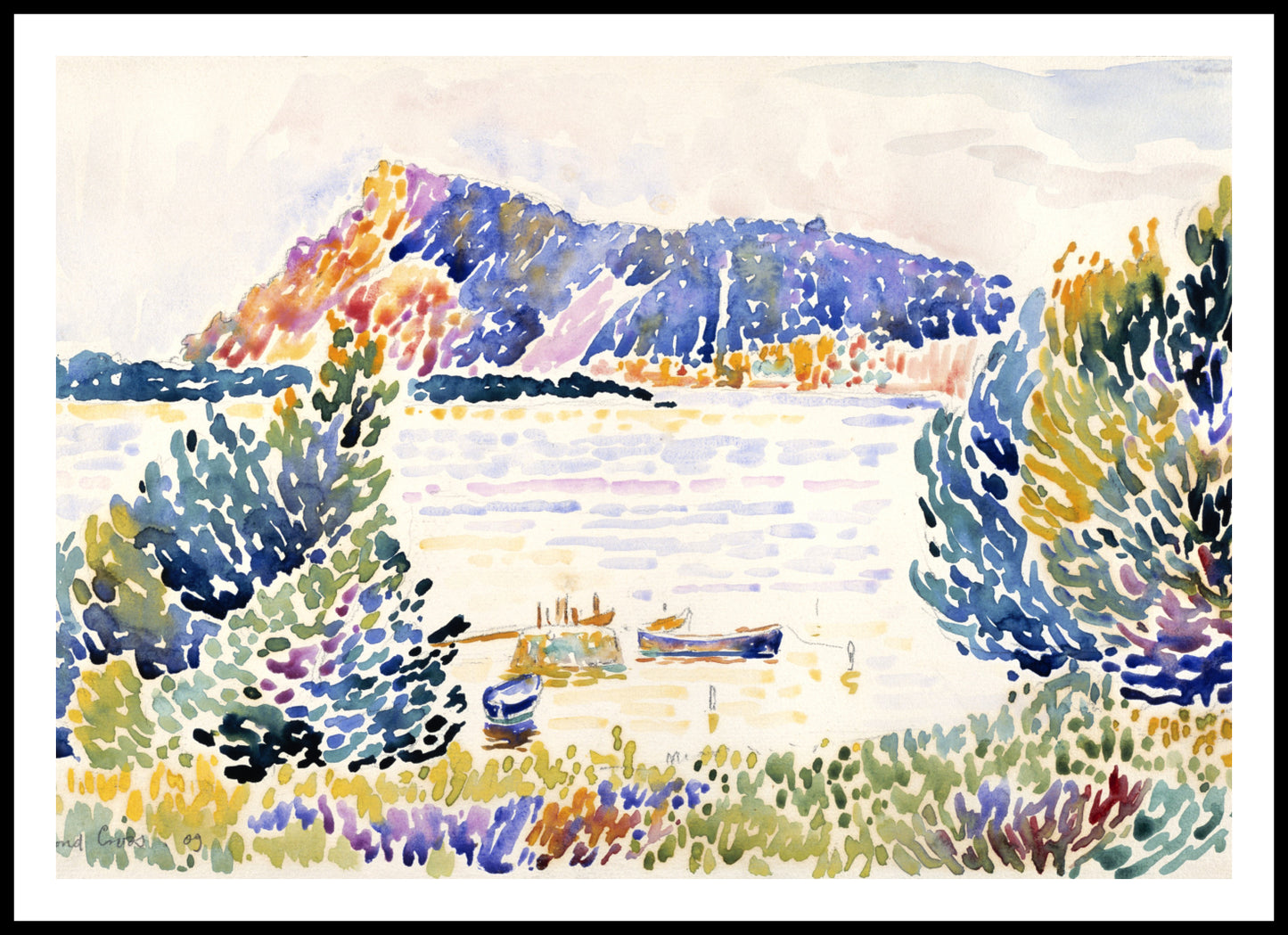 Plakat  Cap Nègre, Henri-Edmond Cross Vintage do Salonu