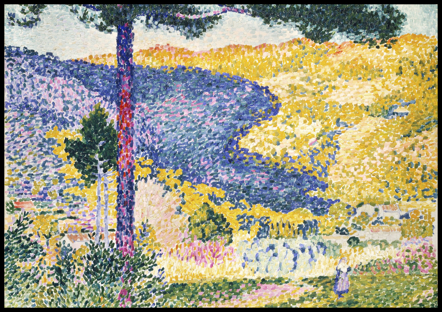 Plakat  Valley with Fir, Henri-Edmond Cross do Salonu