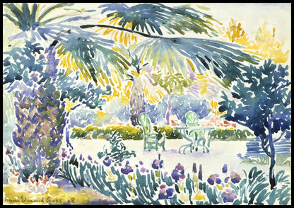 Plakat  Garden, Henri-Edmond Cross Vintage do Salonu