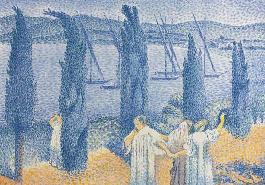 Plakat  The Promenade, Henri-Edmond Cross Vintage do Salonu