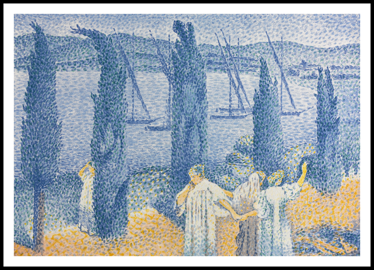 Plakat  The Promenade, Henri-Edmond Cross Vintage do Salonu