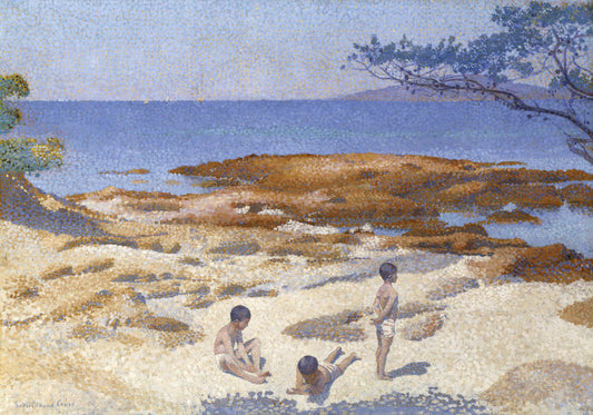 Plakat  Beach at Cabasson,  Henri-Edmond Cross do Salonu