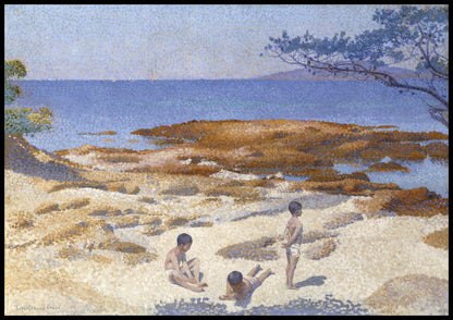 Plakat  Beach at Cabasson,  Henri-Edmond Cross do Salonu