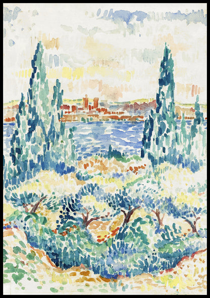 Plakat  Antibes,  Henri-Edmond Cross Vintage do Salonu