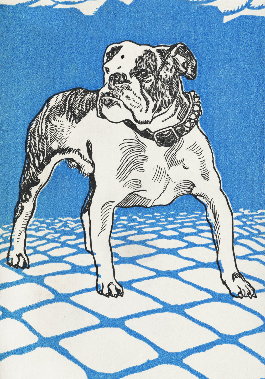 Plakat  Bulldog, Moriz Jung Vintage do Salonu