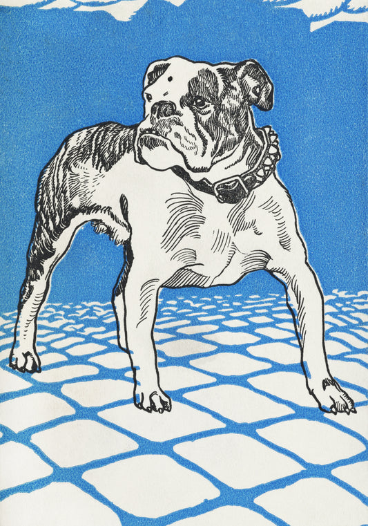 Plakat  Bulldog, Moriz Jung Vintage do Salonu