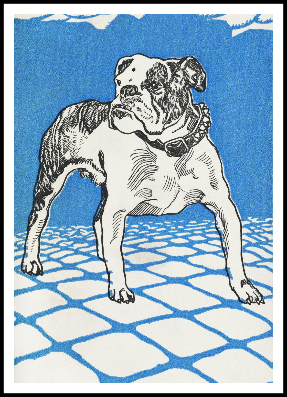 Plakat  Bulldog, Moriz Jung Vintage do Salonu