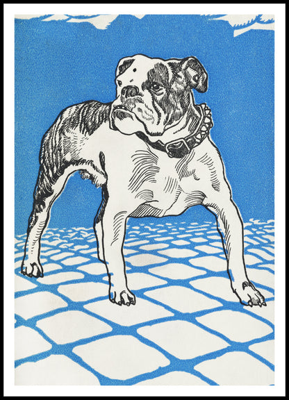 Plakat  Bulldog, Moriz Jung Vintage do Salonu